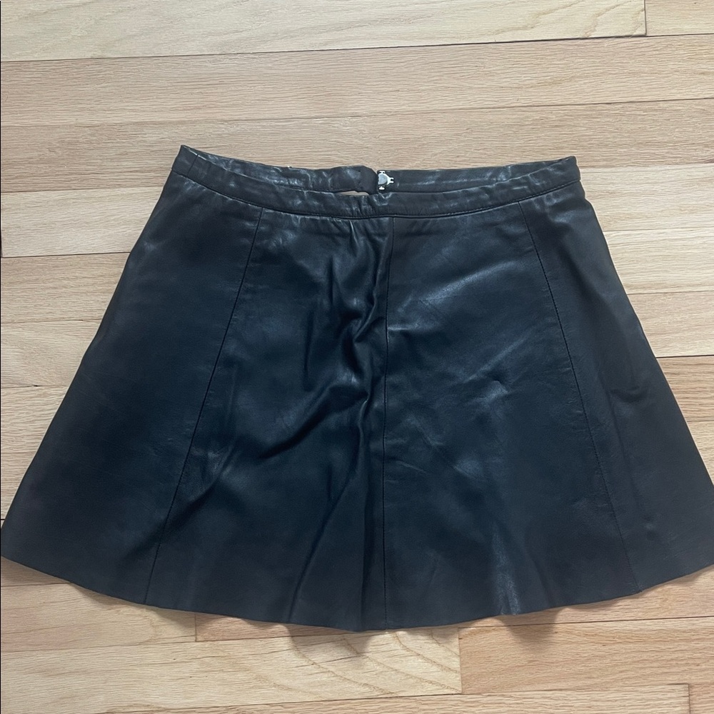 Women’s Black Leather Skirt size S - Picture 2 of 8